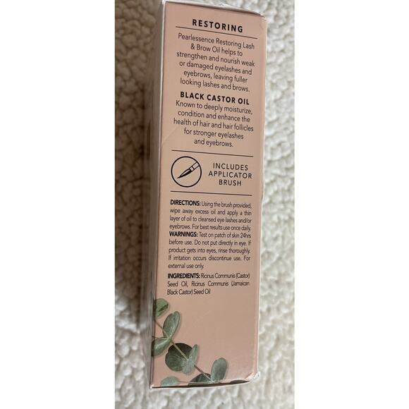 Pearlessence Restoring Lash &Brow Oil Black Castor Oil 1fl oz/30 mL AUTHENTIC - Picture 5 of 6